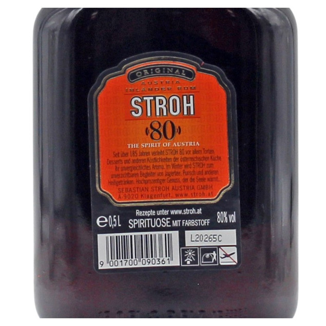 Stroh 80 Original 0,5 L 80% vol